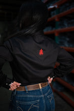 Load image into Gallery viewer, Women's FR Pearl Snap - Western Black