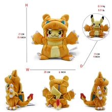 Load image into Gallery viewer, 24 Pcs Pokemon Pikachu Cosplay Toys Charizard Snorlax Garchomp Tyranitar Hydreigon Anime Stuffed Plush Cartoon Peluche Dolls - # BOT&G512610001