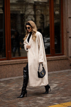 Load image into Gallery viewer, Sylvie Iconic Statement Fiber Coat in Ivory
