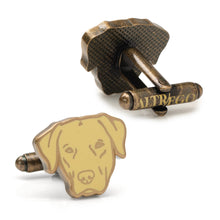 Load image into Gallery viewer, Yellow Labrador Cufflinks