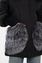 Load image into Gallery viewer, Genuine Silver Fox Down Fill Coat