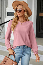Load image into Gallery viewer, 🌸 Round Neck Flounce Sleeve T-Shirt