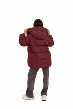 Load image into Gallery viewer, Burgundy Crush Insulated Bio-Down Coat