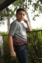 Load image into Gallery viewer, Kid's American Legend Gray Ombre Quick Dry Short Sleeve T-shirt