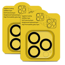 Load image into Gallery viewer, 3PCS HD Camera Lens Protector For New iPhone 14 13 12 Pro MAX Tempered Glass Cover Anti-Spy Tempered Glass Film Camera Lens Protector Tempered Glass