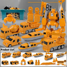 Load image into Gallery viewer, DIY Magnetic Engineering Vehicle & Robot Toy for Kids - # BOT&G52710006