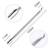 Load image into Gallery viewer, 4 Pcs/Set Professional Stainless Steel Nail Cutter Scissor Nippers Muti Function Cuticle Pusher Remover Nail Care Manicure Kits