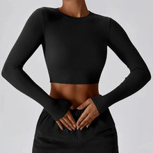 Load image into Gallery viewer, 🧘♀️ Women’s Slim Fit Long Sleeve Yoga Top