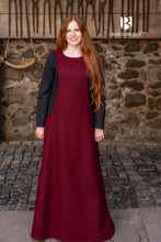 Load image into Gallery viewer, Wool Surcot Albrun Red