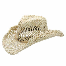 Load image into Gallery viewer, Peter Grimm Alessandra - Straw Cowboy Hat
