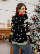 Load image into Gallery viewer, Alpaca Patterned Loose Christmas Sweater with Lights | NCS