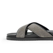 Load image into Gallery viewer, Men's Grigio Amalfi Crossover Sandal