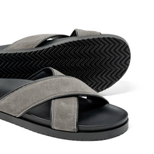 Load image into Gallery viewer, Men's Grigio Amalfi Crossover Sandal