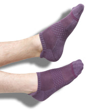 Load image into Gallery viewer, Orchid Purple Ankle Socks