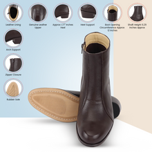 Load image into Gallery viewer, Jazzy Jackman Leather Ankle Length Boots for Men