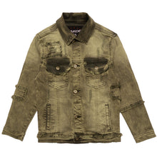 Load image into Gallery viewer, B1026 Kids Bergamo Denim Jacket - Olive