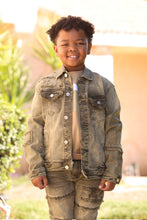 Load image into Gallery viewer, B1026 Kids Bergamo Denim Jacket - Olive