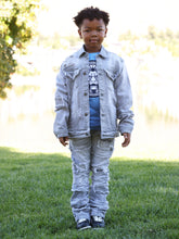 Load image into Gallery viewer, B1026 Kids Bergamo Denim Jacket - Gray