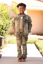 Load image into Gallery viewer, B1026 Kids Bergamo Denim Jacket - Olive