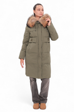 Load image into Gallery viewer, Genuine Fur Trim Bio-Down Fill Coat