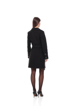 Load image into Gallery viewer, Zuri Cashmere Blend Overcoat in Black