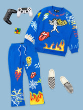 Load image into Gallery viewer, B4525 Makobi KIDS Graffiti Track Set - Royal
