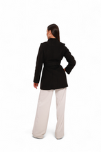 Load image into Gallery viewer, Opéra Cashmere Blend Overcoat in Black