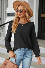 Load image into Gallery viewer, 🌸 Round Neck Flounce Sleeve T-Shirt