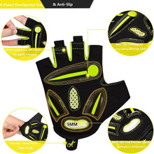 Load image into Gallery viewer, RideGuard Half Finger Cycling Gloves