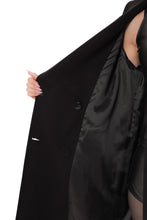 Load image into Gallery viewer, Lafayette Cashmere Blend Overcoat in Black