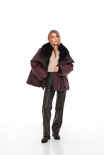 Load image into Gallery viewer, Eloise Genuine Fox Fur Down Coat