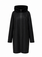 Load image into Gallery viewer, ⇆ Reversible Faux Fur & Suede Coat