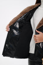 Load image into Gallery viewer, Genuine Mink Fur Down Fill Jacket