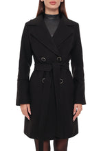 Load image into Gallery viewer, Zuri Cashmere Blend Overcoat in Black