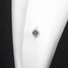 Load image into Gallery viewer, Onyx and Mother of Pearl Checker Step 5-Studs