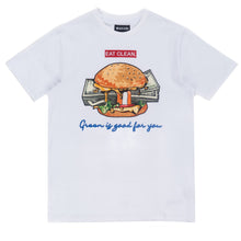 Load image into Gallery viewer, M306 Vegan Burger Tee - White