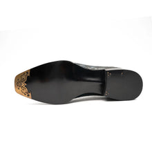Load image into Gallery viewer, BLUE Crocodile Oxford Shoes Goodyear Norwegian 8015