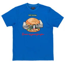 Load image into Gallery viewer, M306 Vegan Burger Tee - Royal