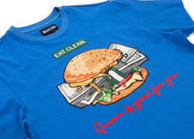 Load image into Gallery viewer, M306 Vegan Burger Tee - Royal