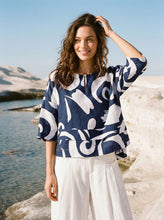 Load image into Gallery viewer, Linen Layered Asymmetric Top NOREEN