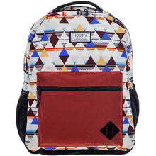 Load image into Gallery viewer, HOOey "Recess" Diamond Aztec (Cream/Burgundy) - Backpack