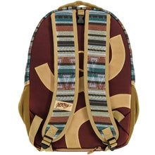 Load image into Gallery viewer, HOOey "Recess" Serape (Tan/Burgundy) - Backpack