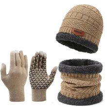 Load image into Gallery viewer, Winter Scarf Gloves Three-piece Set - # BOAA23510001