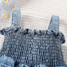 Load image into Gallery viewer, Newborn Baby Girl Denim Suspender Romper Dress - # BAAA1B1110001