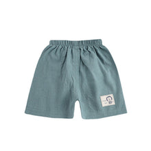 Load image into Gallery viewer, Cotton Linen Summer Shorts for Kids Ages 1-3 - # BAAA1B11010010