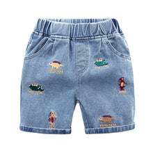 Load image into Gallery viewer, Boys' Denim Shorts for Ages 3-8 - Summer Style - # BOAA11410009