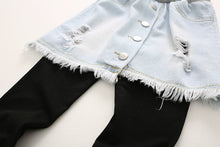 Load image into Gallery viewer, Autumn New Korean Style Girls Denim Skirt Pants - # GIAA21710001