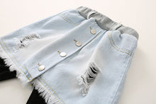 Load image into Gallery viewer, Autumn New Korean Style Girls Denim Skirt Pants - # GIAA21710001