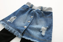 Load image into Gallery viewer, Autumn New Korean Style Girls Denim Skirt Pants - # GIAA21710001