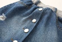 Load image into Gallery viewer, Autumn New Korean Style Girls Denim Skirt Pants - # GIAA21710001